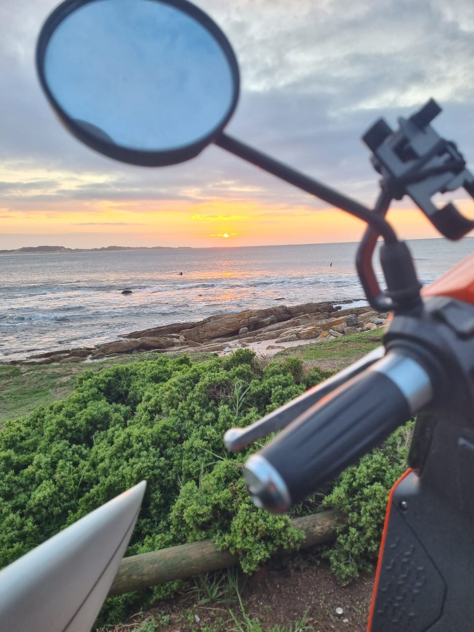 Riders exploring Jeffreys Bay
